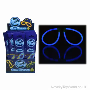 Glow Novelty Party Glasses Assorted Colours - Parties & Events