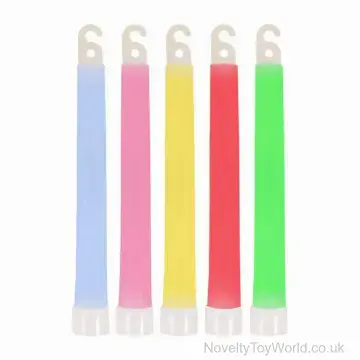 Glow Stick Necklaces - Assorted Colours (15cm)