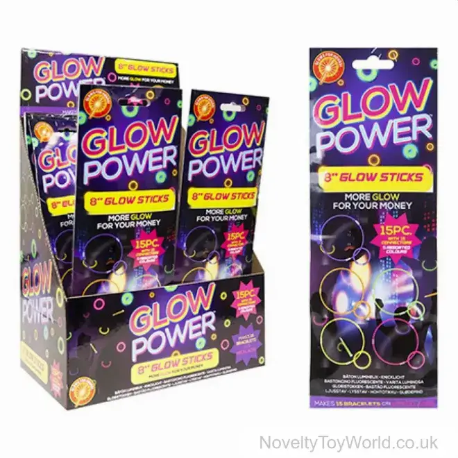 Bulk Buy | Glow Sticks for Bracelets & Necklaces - 15 Piece Pack