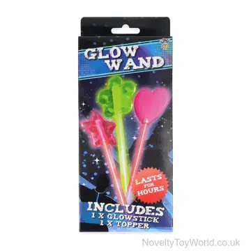 Glow Wand For Concerts - Star, Flower & Heart (23cm)