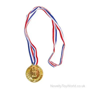 Gold Winner Medal For Kids On Lanyard (28cm)