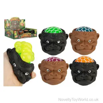 Gorilla Head Squishy Toy (8cm)