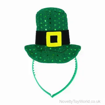 Green Irish Hat Headband - Adult
