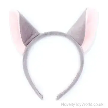 Grey Mouse Ears Fancy Dress Party Headbands