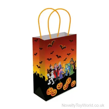 Halloween Paper Party Bag With Handles (16 x 22 x 9cm)