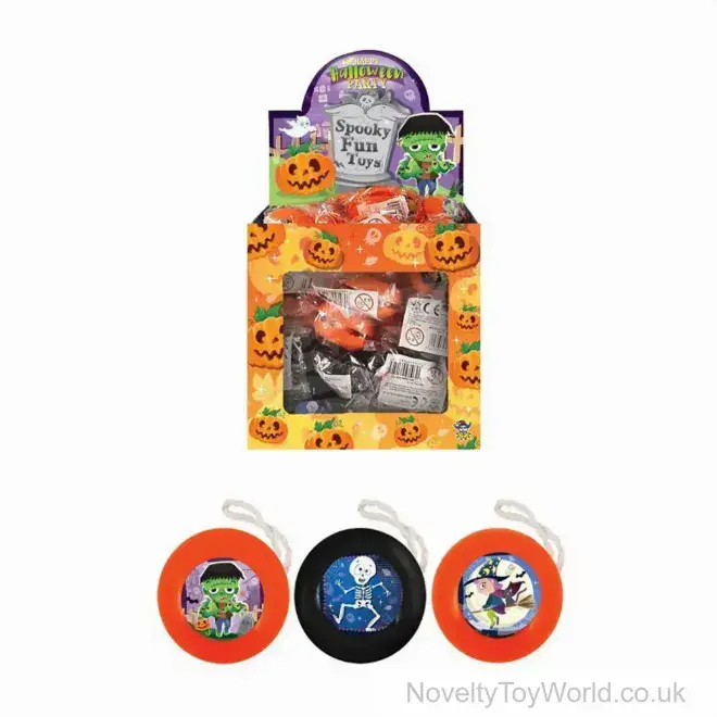 Halloween Theme Novelty Yo-Yos - 3 Assorted (3.8cm) | Low Cost Wholesale Price