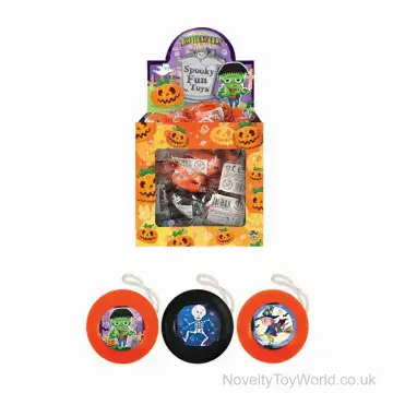Halloween Theme Novelty Yo-Yos - 3 Assorted (3.8cm)