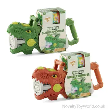 Handheld Dinosaur Bubble Machine For Kids (25cm)