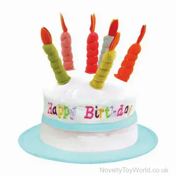 Happy Birthday Cake With Candles - Adult Size