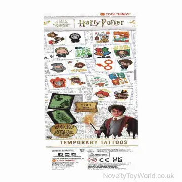 Harry Potter Licensed Flat Pack Vending Tattoos