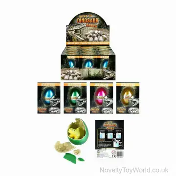 Hatch & Grow Dinosaur Babies Egg Toy - 6 Assorted