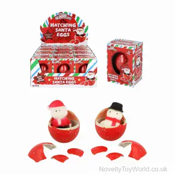 Hatching Christmas Egg Toy - Add Water, Hatch & Grow (6cm)