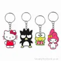 Hello Kitty PVC Rubber Keyring - 4 Assorted (7cm) | Trade Price Toys
