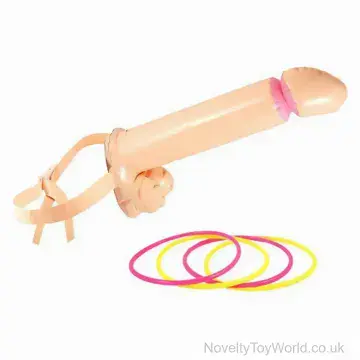 Hen Party Inflatable Novelty Willy & Hoops Strap On Game
