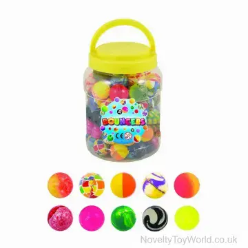 High Bounce Bouncy Ball Assortment - (3.3cm)