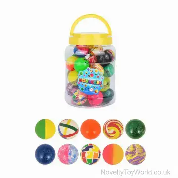 High Bounce Bouncy Ball Assortment (4.3cm)
