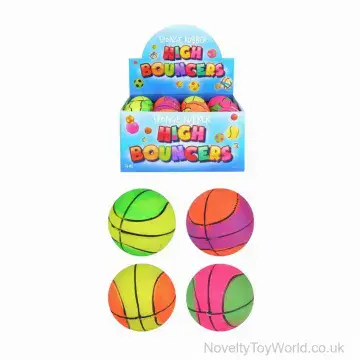 High Bounce Novelty Basketballs (6.5cm)