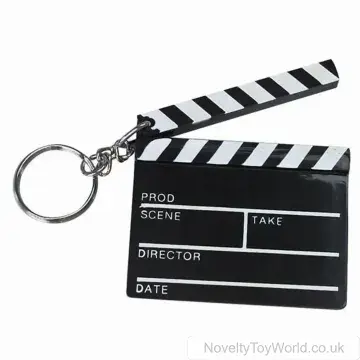 Hollywood Clapboard Novelty Keyring (6cm)