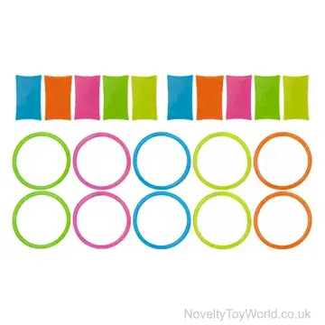 Hopscotch Rings Garden Game For Kids (10 Rings)