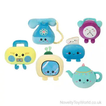 Household Items Plushies - Phone, Teapot, Radio, TV (16cm)
