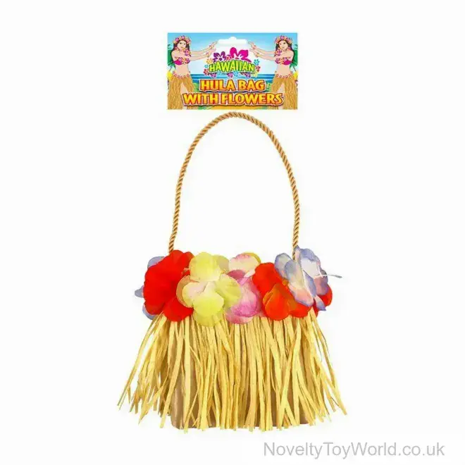 Wholesale | Hula Party Basket With Flowers - Prize Giveaway Bag | UK