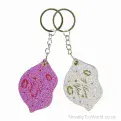 I Love You Lips Notepad Keyring (7cm) | Bulk Key Rings UK
