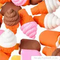 Bulk Buy | Ice Cream Novelty Eraser Rubbers (3.5cm) | Wholesale Party Bag Fillers