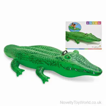 Inflatable Alligator Ride On Pool Toy (167cm)