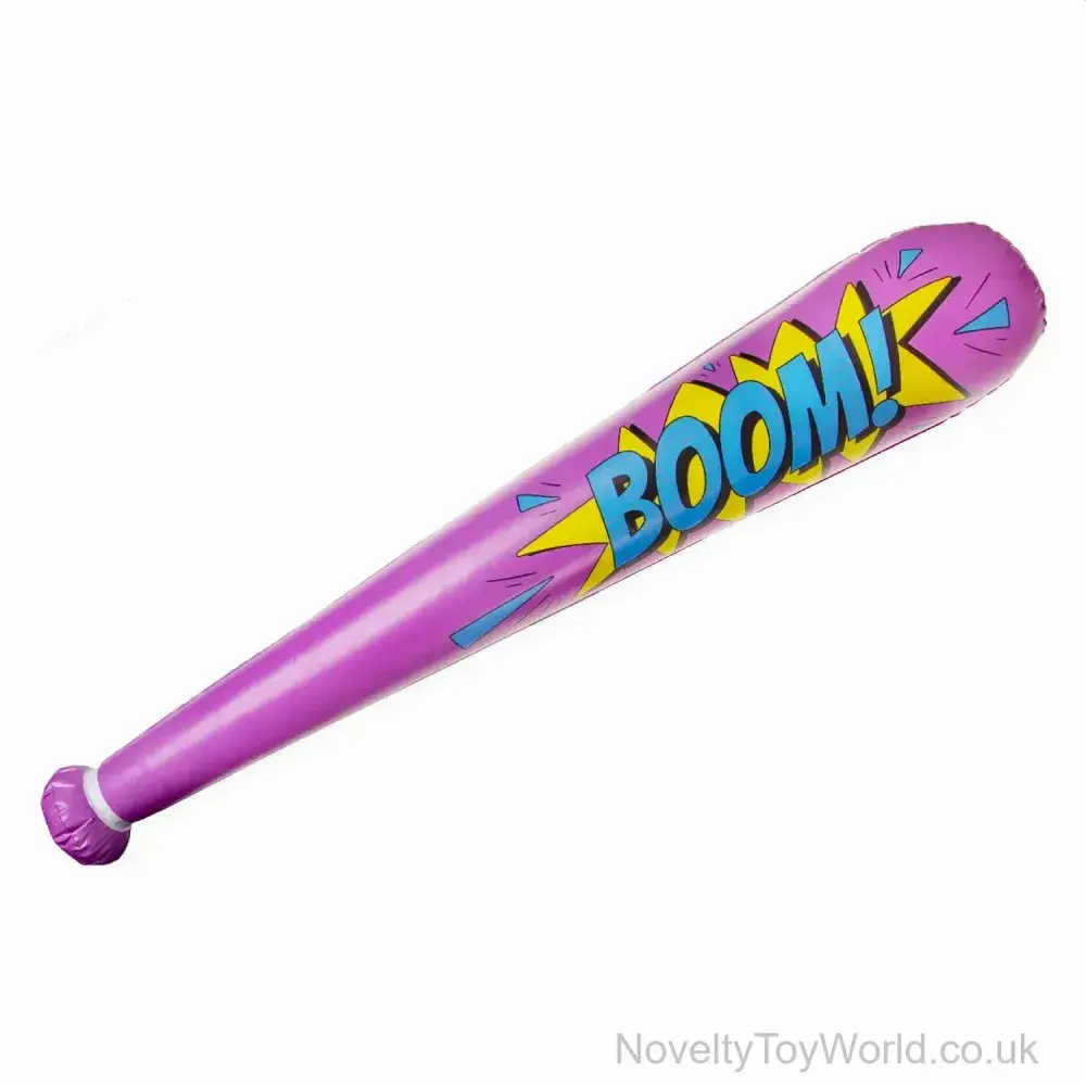 Inflatable Boom Superhero Baseball Bat (85cm) | Inflatable Bats Bulk ...