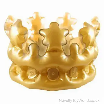 Inflatable Gold Crown Child Size (30cm)