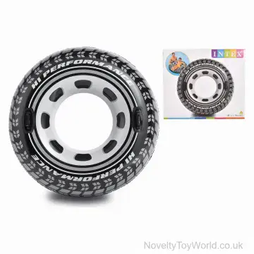 Inflatable Intex Monster Truck Swim Ring Tyre (114cm)