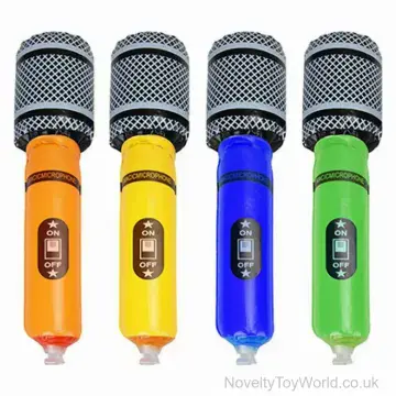 Inflatable Karaoke Microphone Toy (25cm)
