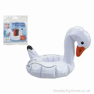 Inflatable Novelty Swan Floatie Drinks Holder (22cm)