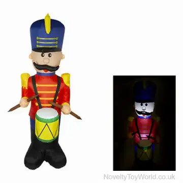 Inflatable Nutcracker Man With Lights - 180cm