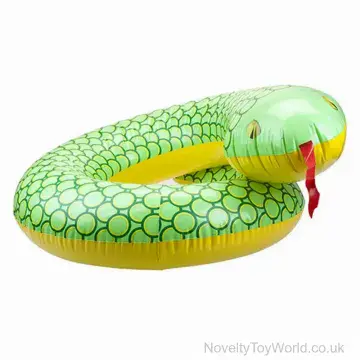 Inflatable Snake Swimming Ring Pool Toy (90cm)