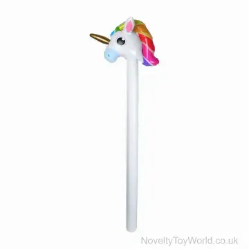 Inflatable Unicorn Stick Toy (110cm)