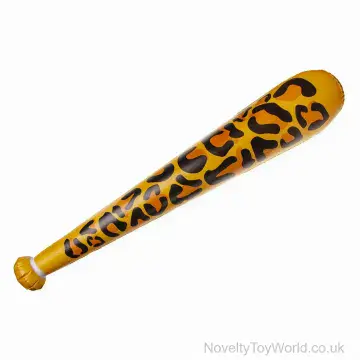Inflatable Zoo Animal Print Baseball Bat (85cm)