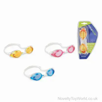 Intex Aquaflow Junior Swimming Goggles - 8-12 Years