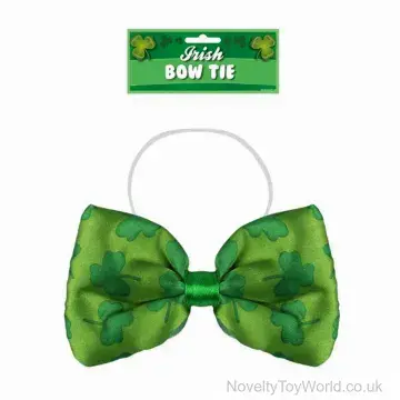 Irish Shamrock Bow Ties - Wholesale Fancy Dress