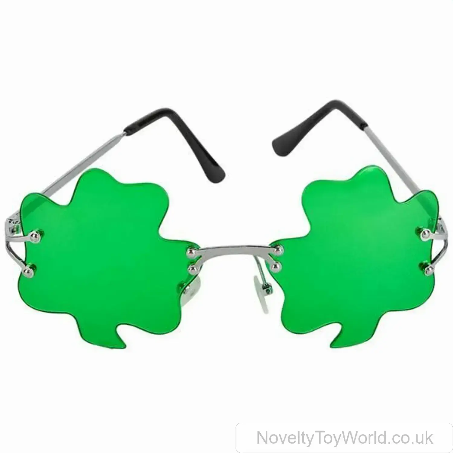 Bulk Buy Irish Shamrock Metal Frame Sunglasses Adult