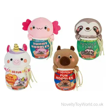 Japanese Kawaii Cute Animal In Pot Of Noodles Plushie (15cm)