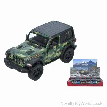 Jeep Wrangler Camo Edition Die-Cast Toy Car - 1 to 34 Scale