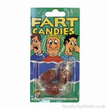 Joke Prank Fart Sweets - Pack of 3