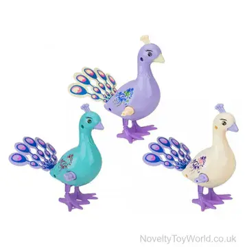 Jumping Peacock Toy Figure (12cm)