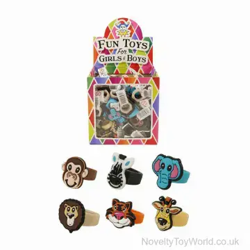 Jungle Animal Soft Silicone Rings for Children (3cm)