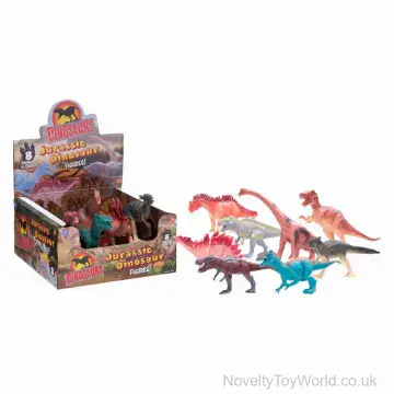 Jurassic Era Large Dinosaur Figures - 8 Assorted