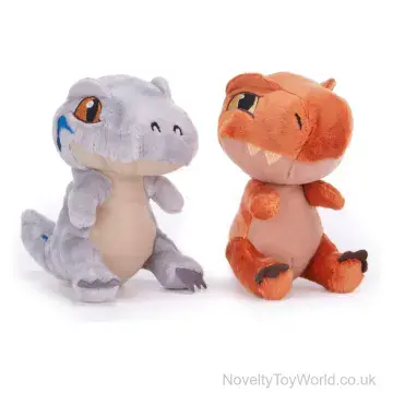 Jurassic World Plush Toy - T Rex & Velociraptor Assorted (18cm)