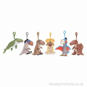 Jurassic World Rebirth Soft Toy Bag Clip (11cm)