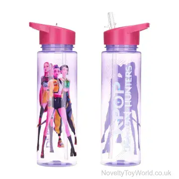 K-Pop Demon Hunters Sports Drinking Bottle with Straw (540ml)