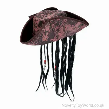 Kid's Pirate Hat with Pirate Hair Fancy Dress - Child